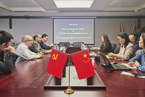 The President of IEEE Sensor Council visited China Instrument and Control Society